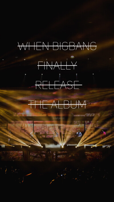 #when bigbang finally release the album# BIGBANG回归 壁纸