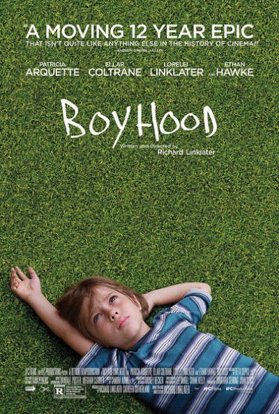 《少年时代》(Boyhood,2014年,美国):本片讲述一个男孩从6岁到18岁的成长历程，导演理查德·林克莱特花了12年时间来完成这部作品。它仔细描画了孩子的成长过程，及其父母亲各个方面的变化，可以让观众细致入微地体会岁…