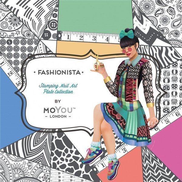 英国 MOYOU LONDON 美甲印花模板 Fashionista 时尚系列