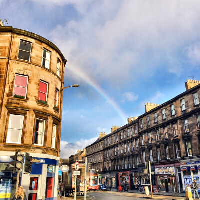 Rainbow in the sky