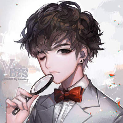 Artist: 河CY
Website: http://kawacy.tumblr.com
Fanart BTS 美男 插画 插图 壁纸 男头 V