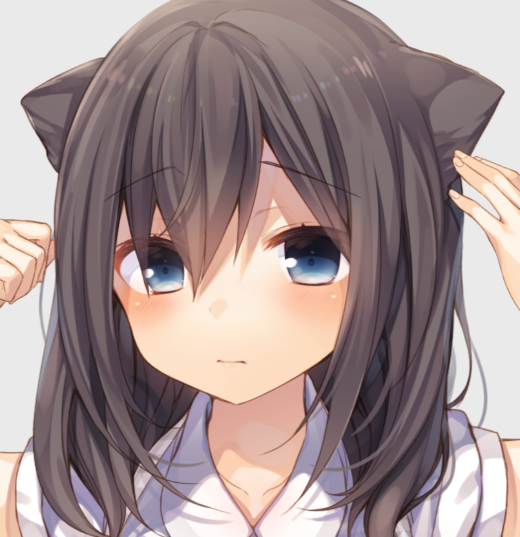 猫耳猫耳我爱你就像猫咪爱小鱼