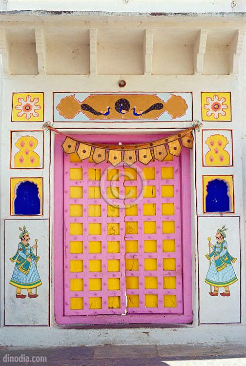 Door at Jodhpur ; Rajasthan ; India: