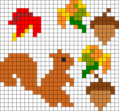 Squirrel And Fall