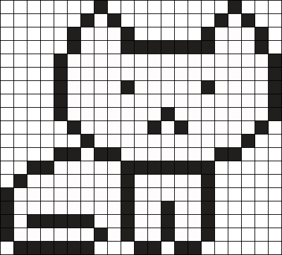 Simple Pixel Kitty Cat