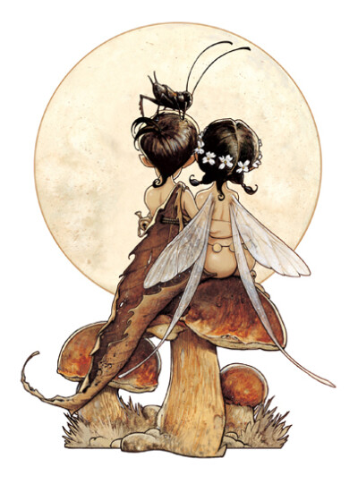 Jean Baptiste Monge 插画 精灵