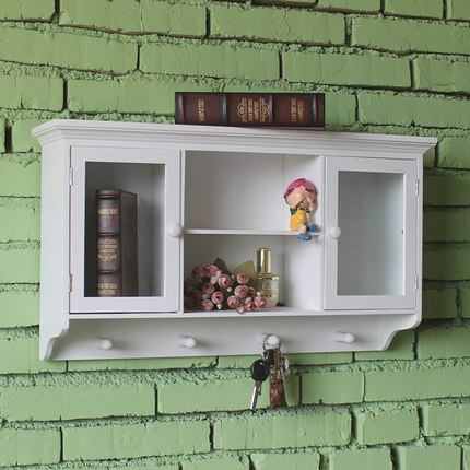 吊柜壁柜储物柜挂柜美式乡村风格收纳柜家居装饰柜子复古橱柜