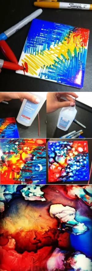 儿童创意画，夜莺老师