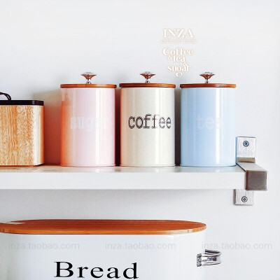 甜糯如棉花糖。加厚烤漆镀锌铁收纳罐子 零食糖果罐咖啡茶叶罐