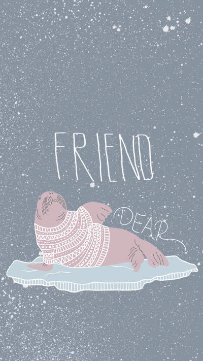 北极不孤单之dear friend 海豹