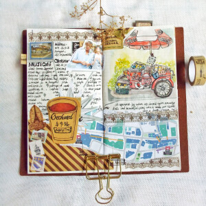 Icecream Sanwich冰淇淋三明治@乌节路 这是不怕城管的特色推车哦。在十二道锋味也有推荐，很多旅游达人的喜爱。乌节路不只有购物哦！