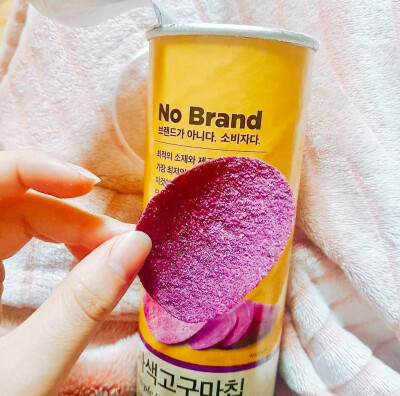 No Brand노브랜드 자색고구마칩紫薯薯片 价格1180韩元