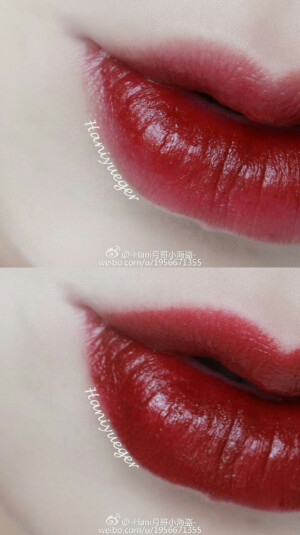 ＃口红试色＃| NARS Olivia 唇膏试色
暗红 姨妈色 厚涂气场全开 黑帽子一戴上我都觉得我走路带风  厚涂的颜色有些像ga201  淡涂会有樱桃唇的感觉 比较活泼 NARS质地好涂又不干 上色度很赞 很难不爱啊