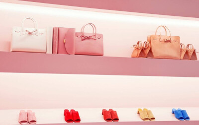 纽约Mansur Gavriel门店开幕 柔和的粉色装修