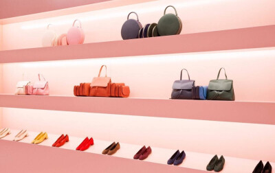 纽约Mansur Gavriel门店开幕 柔和的粉色装修