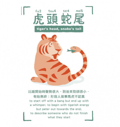 【图解广东话】据说猫是老虎的师傅，教会了老虎捕猎。但是猫为了保全自己，留了一手，没有教老虎上树，怕教会徒弟饿死师傅，那究竟跟虎有关的广东话有哪些呢？（图：阿涂）