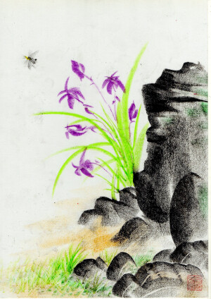 美林硬笔画是本人通过潜心研究现代艺术教育理念和继承中国传统艺术文化精髓的基础上发展而来的绘画语言。它是以单色和彩色硬质画笔为绘画工具，通过“硬笔”和“画垫”的相结合；以明暗关系和体面造型为主要绘画技法，运用各种艺术表达形式来作画的原创中国风绘画方法。