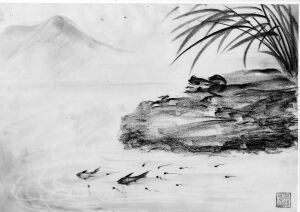 美林硬笔画是本人通过潜心研究现代艺术教育理念和继承中国传统艺术文化精髓的基础上发展而来的绘画语言。它是以单色和彩色硬质画笔为绘画工具，通过“硬笔”和“画垫”的相结合；以明暗关系和体面造型为主要绘画技法，运用各种艺术表达形式来作画的原创中国风绘画方法。