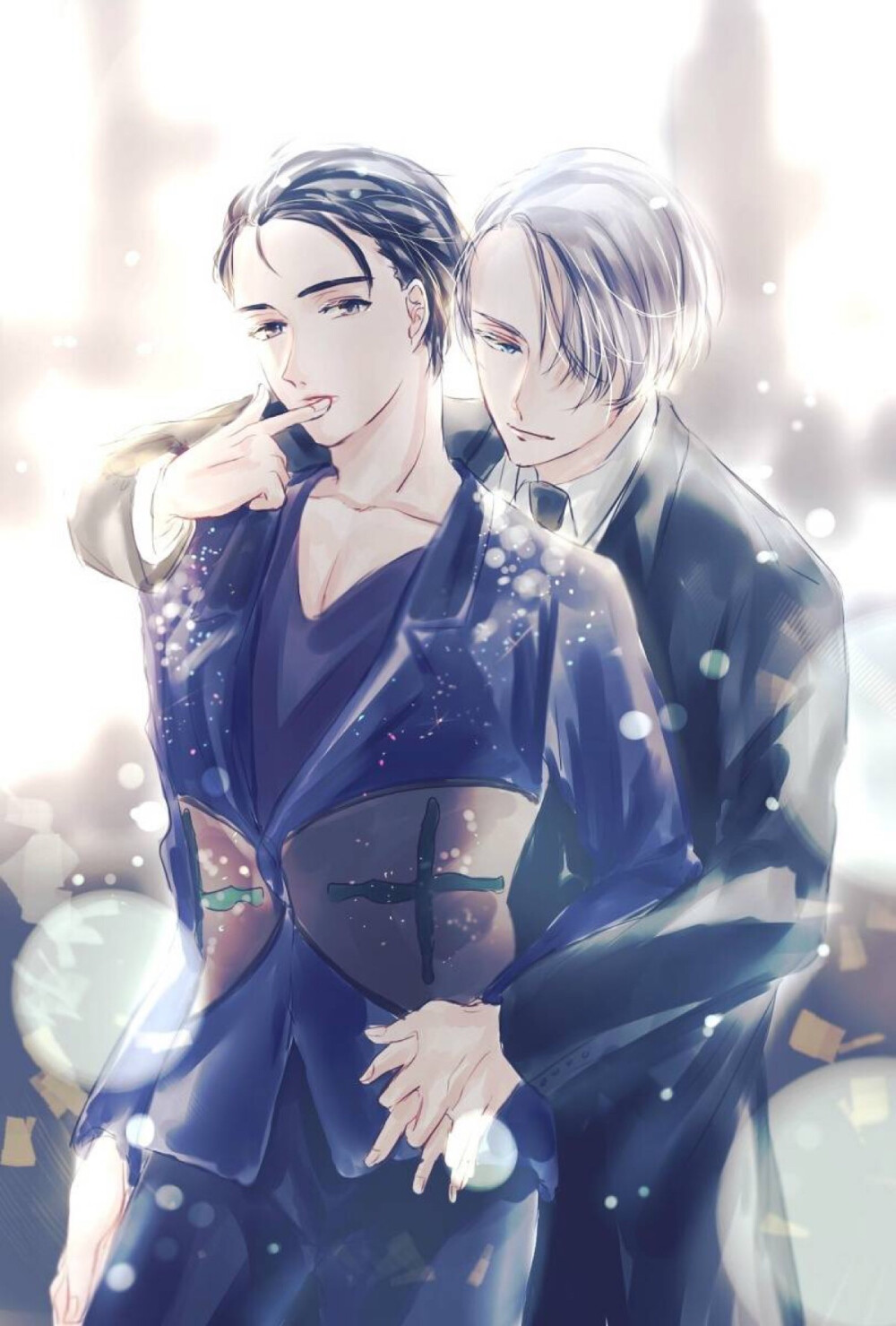 冰上的尤里 维克多 勇利 尤里 尤里奥 维勇 勇维 cp 十月新番 #动漫