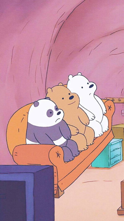 卡通 动漫 手机 iphone 壁纸 贱熊 搞笑 三只熊 棕熊 熊猫 北极熊