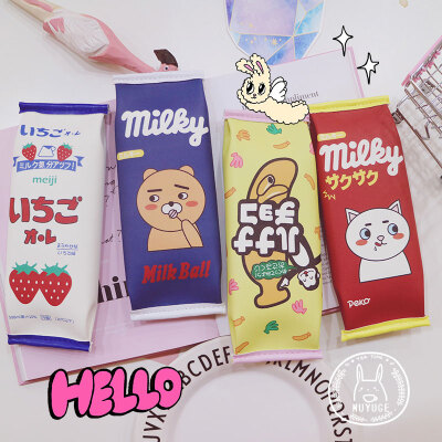 韩国原宿卡通创意糖果零食笔袋学生文具袋钱包零钱包可爱笔袋男女