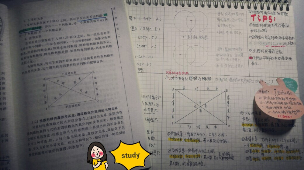 落了几节逻辑课的笔记，今天都要补上哦~