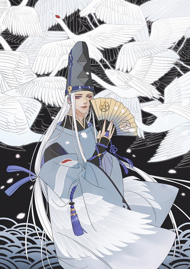 阴阳师 安倍晴明 画师:79357 本作品pixiv id=59962551