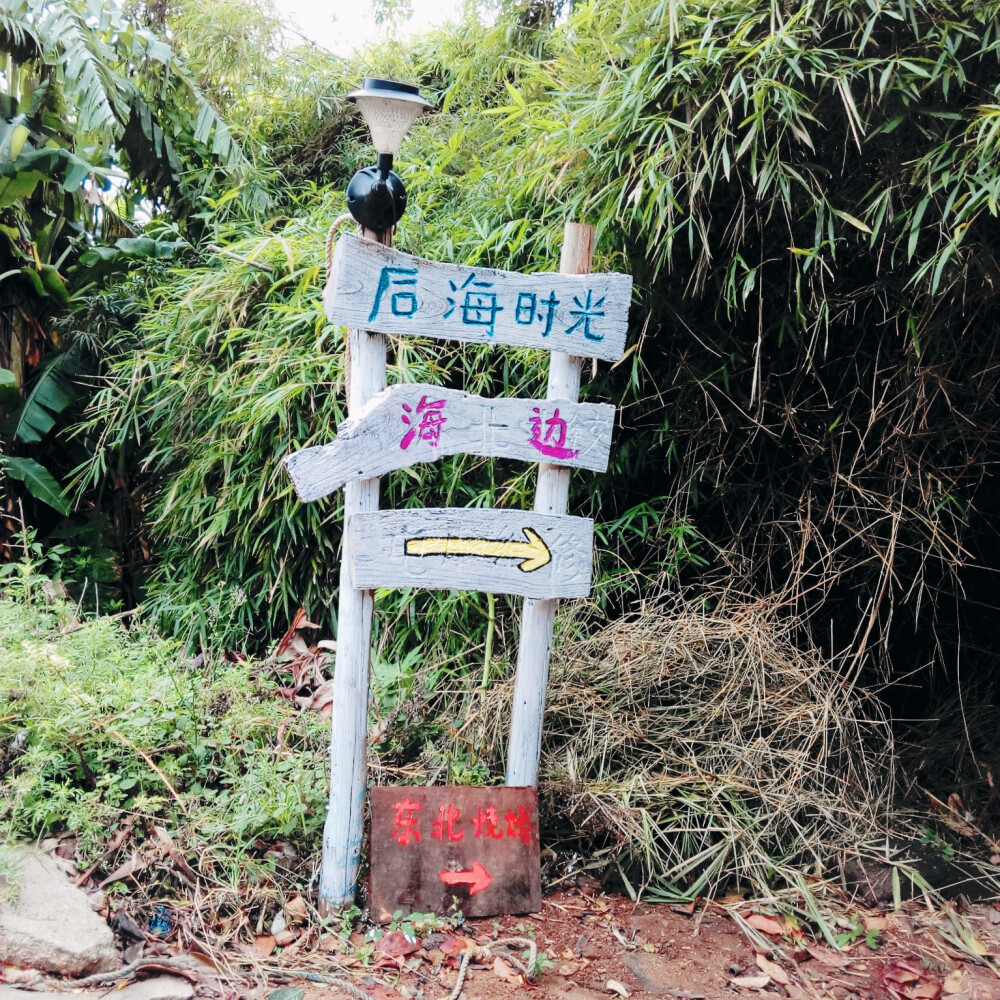 上涠洲岛写生● 路标