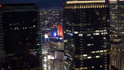 日本自由行 大阪梅田大厦 夜景