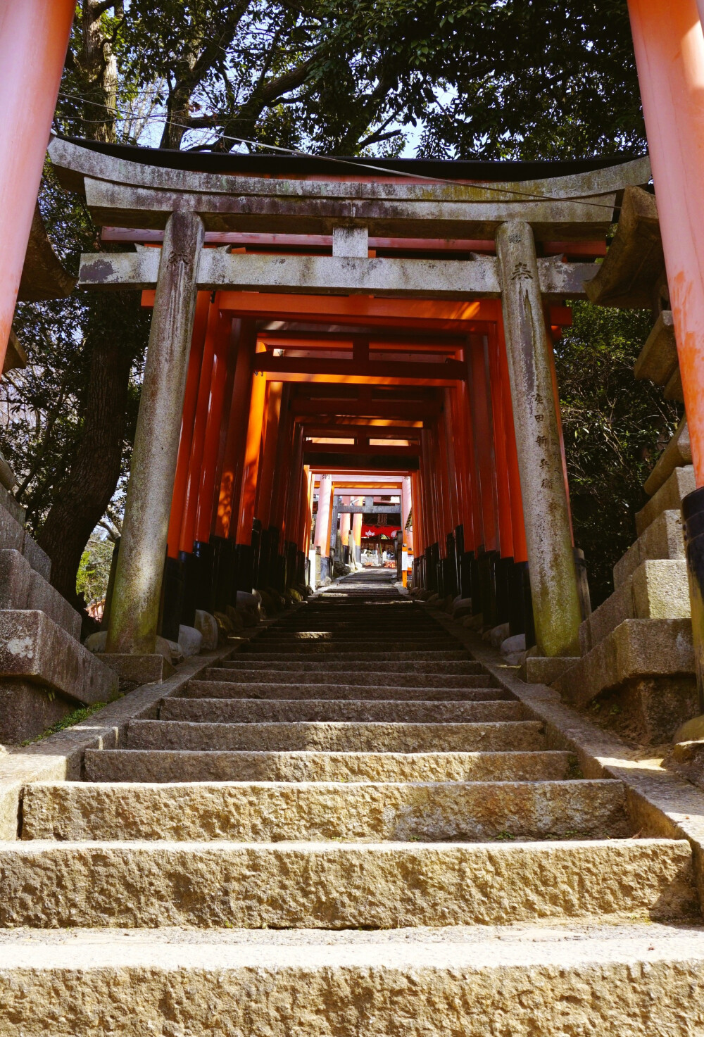 日本自由行 奈良 千本鸟居