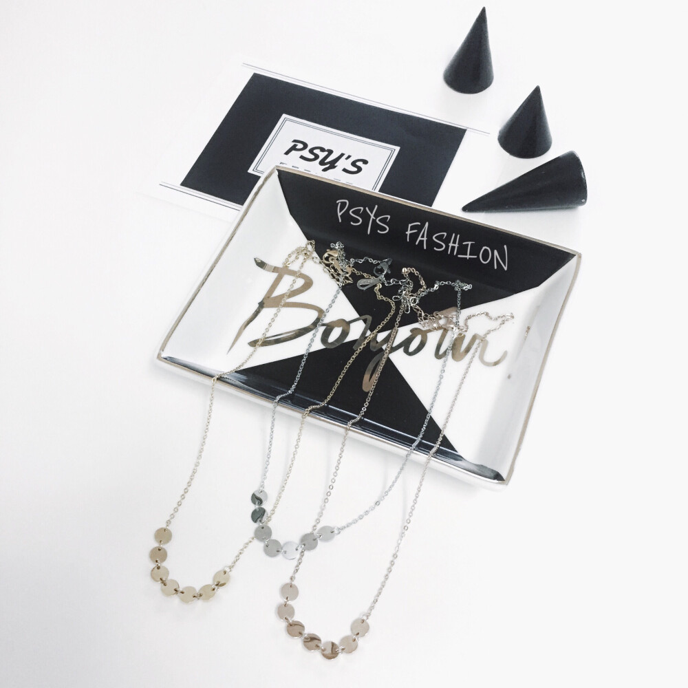 串小圓片項鏈買前看好商品描述