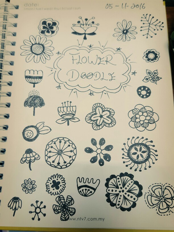 flower doodles 