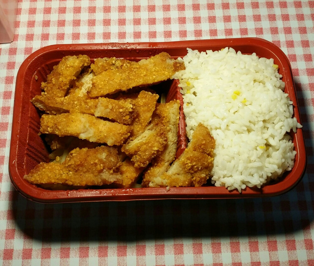 孜然鸡排饭