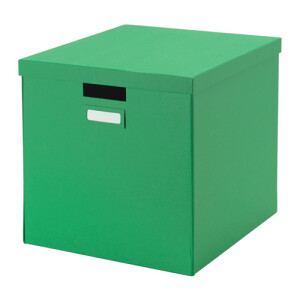 嘟嘟宜家IKEA希纳 附盖储物盒杂物收纳盒32x35x32cm 多色