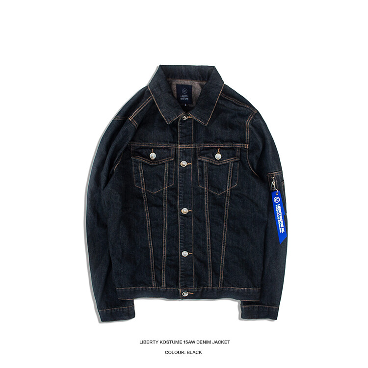 LIBERTY KOSTUME denim jacket MA-1 袋 牛仔夹克 丹宁外套 三色