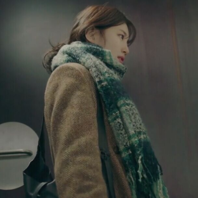 韩版围巾女秋冬季学生韩国百搭厚撞色格子长围巾披肩两用保暖