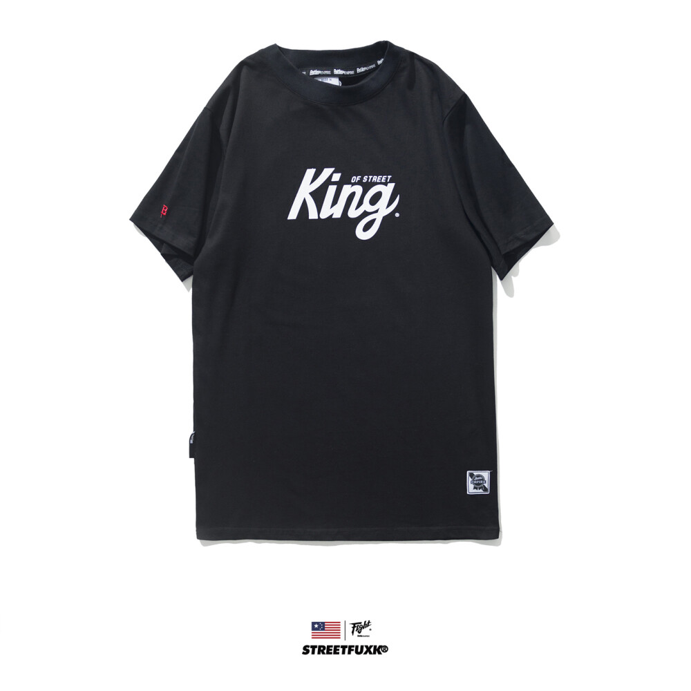 Battles King of street Tee 限定 街头霸王 致敬 印花 短袖T恤