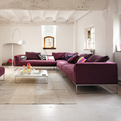 装典 北欧时尚沙发现代客厅转角布艺沙发组合休闲羽绒沙发S168