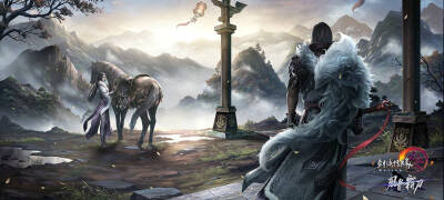 剑网3风骨霸刀#霸刀山庄即将登场！新资料片CG蓄力读条中，先来欣赏由插画师@徐超渊YUAN 绘制的CG插画[鼓掌]不仅有霸刀重要场景，还有属于柳夕叶炜的美好时光……