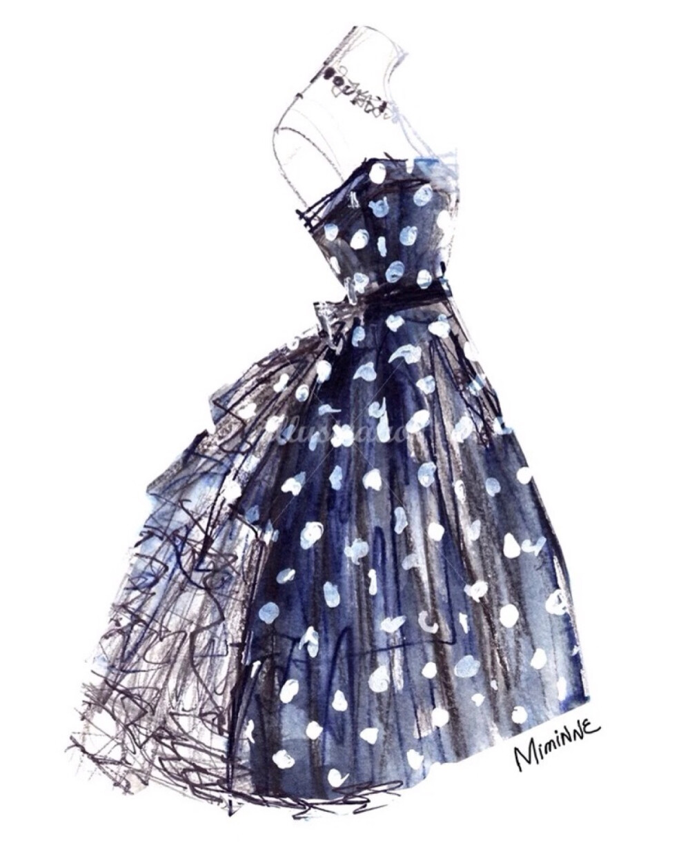 晚礼服服装灵魂设计师婚纱手绘大师设计手绘原创图稿