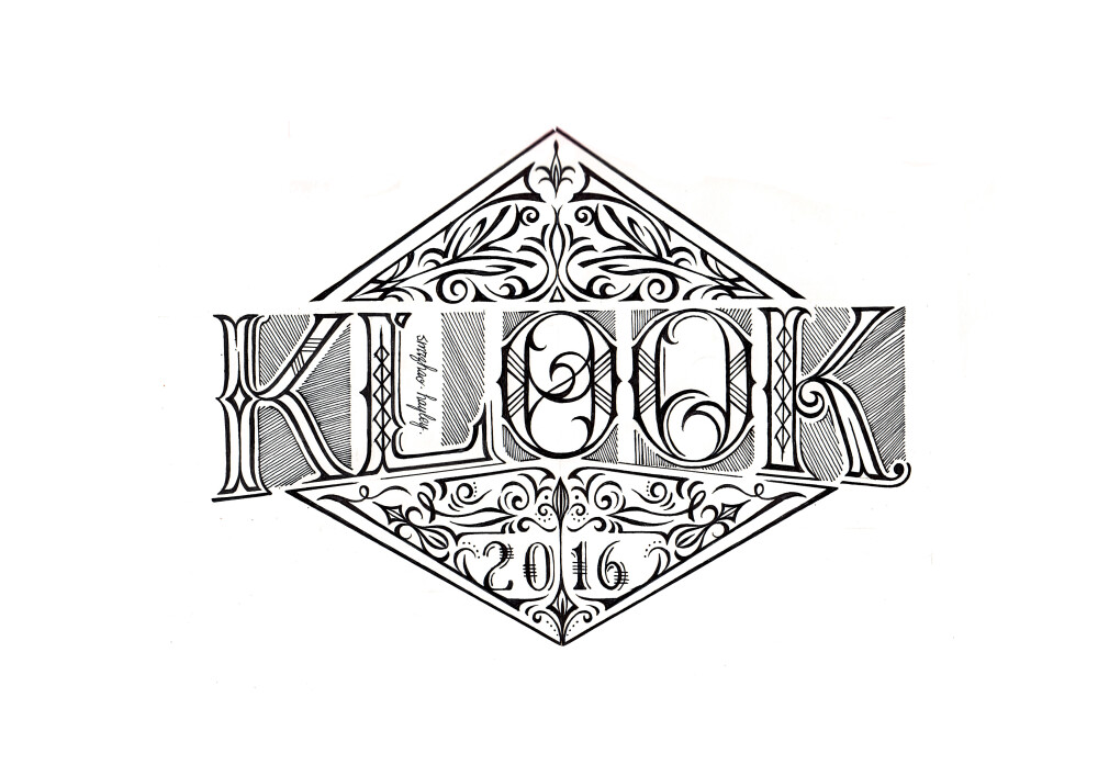 smrzhao手绘字体 KLOOK