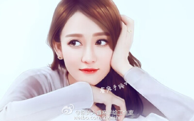 微博：绘美人睿麻手绘工作室 陈乔恩手绘图 转绘图作品 陈乔恩美图 都录有绘画视频 请不要随意抹水印盗图商用哦 转载请注明出处 谢谢
