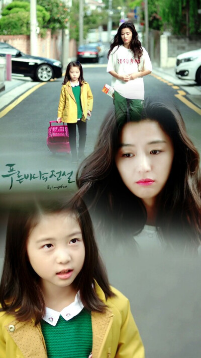 #蓝色大海的传说# 全智贤 壁纸(cr:脸有这么长)