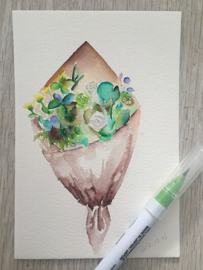 送你一束花，一切都会好的。