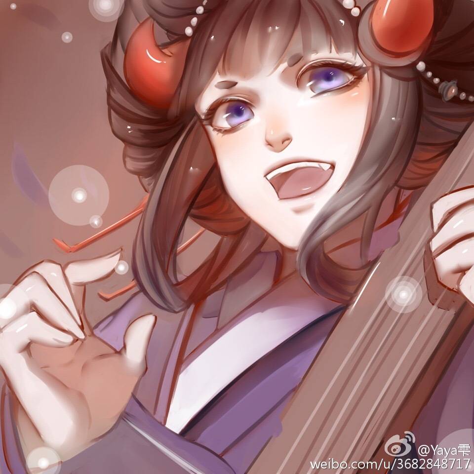 #陰陽師#同人 孟婆 微博画师ID——咸鱼Yaya