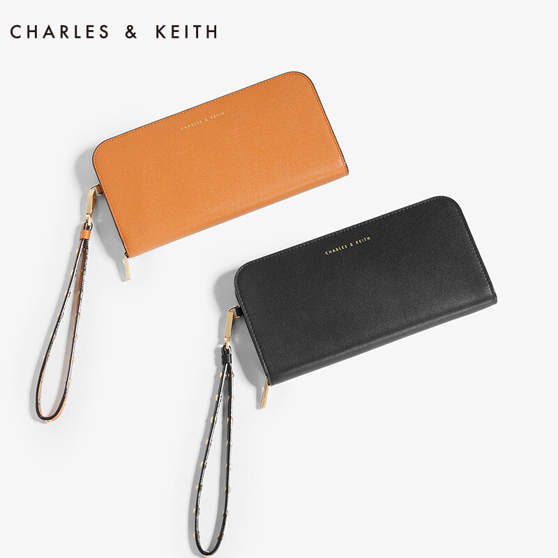 CHARLES&amp;KEITH 长款钱包 CK610840070 女式手腕带长款皮夹