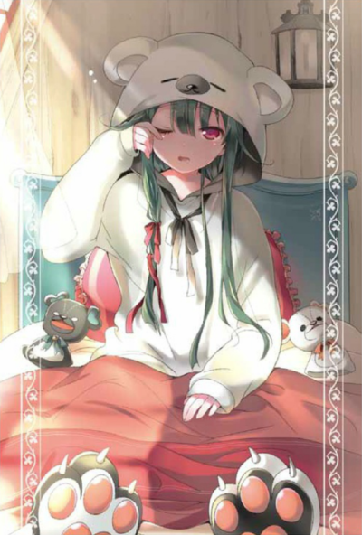 二次元 插画 少女 动漫 熊熊熊bear 优娜