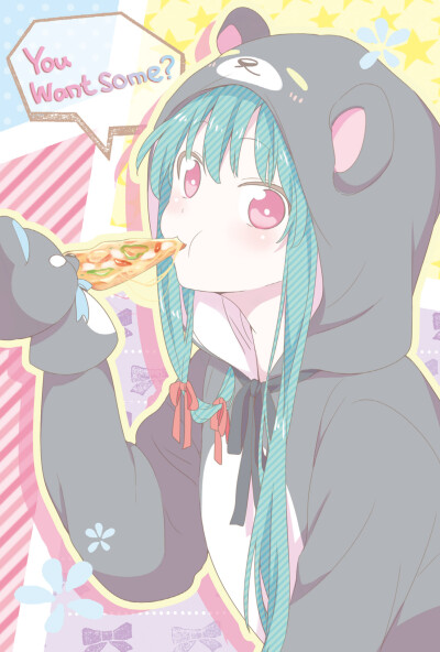 二次元 插画 少女 动漫 熊熊熊bear 优娜