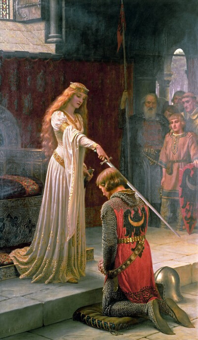 The Accolade, Edmund Blair Leighton(1852-1922)