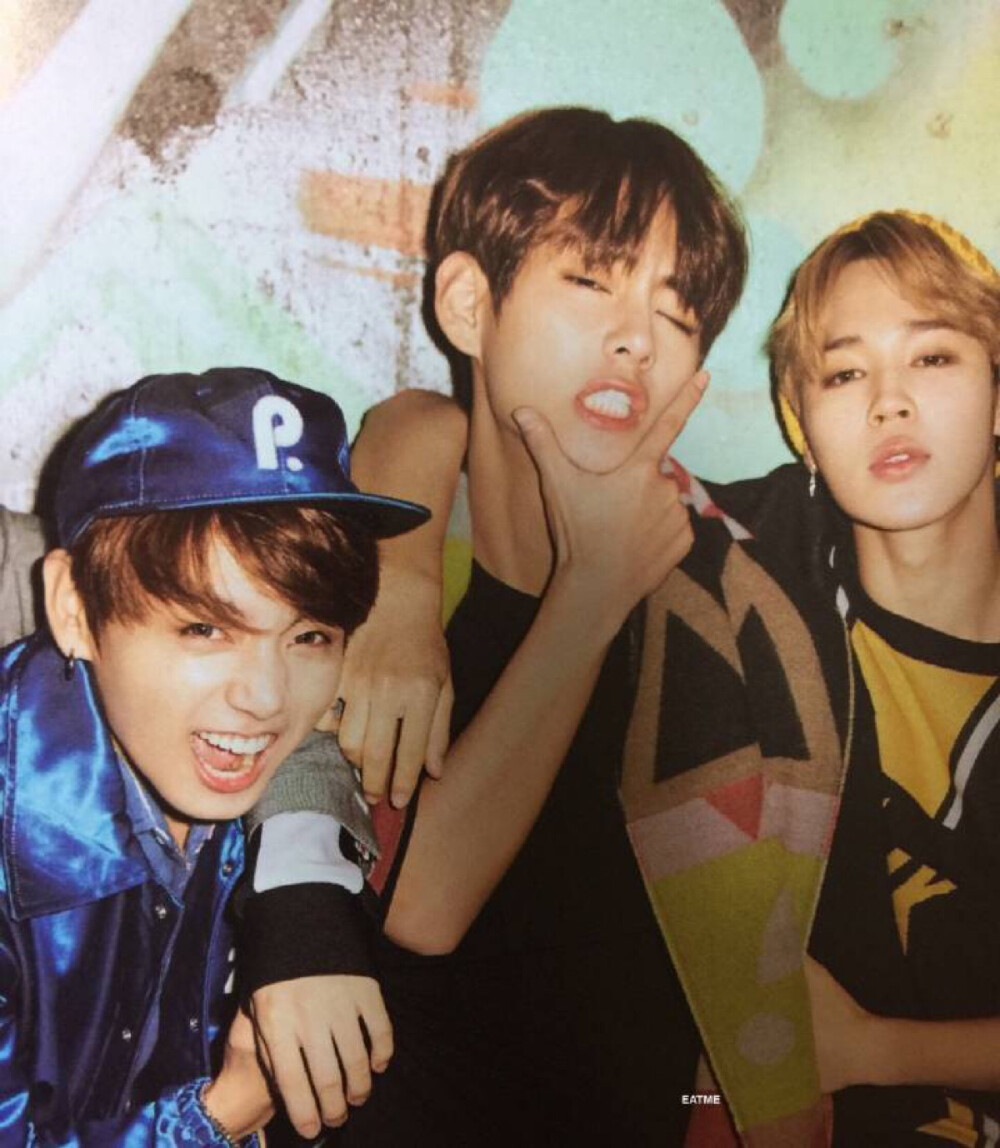 忙内line朴智旻金泰亨田柾国bts